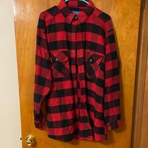 TC Red and Black Checkered Men's Shirt